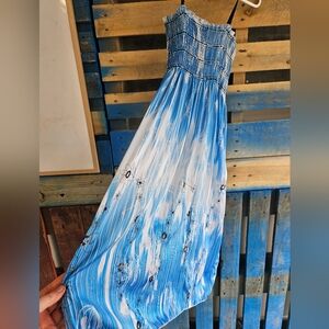 Strapless girls dress